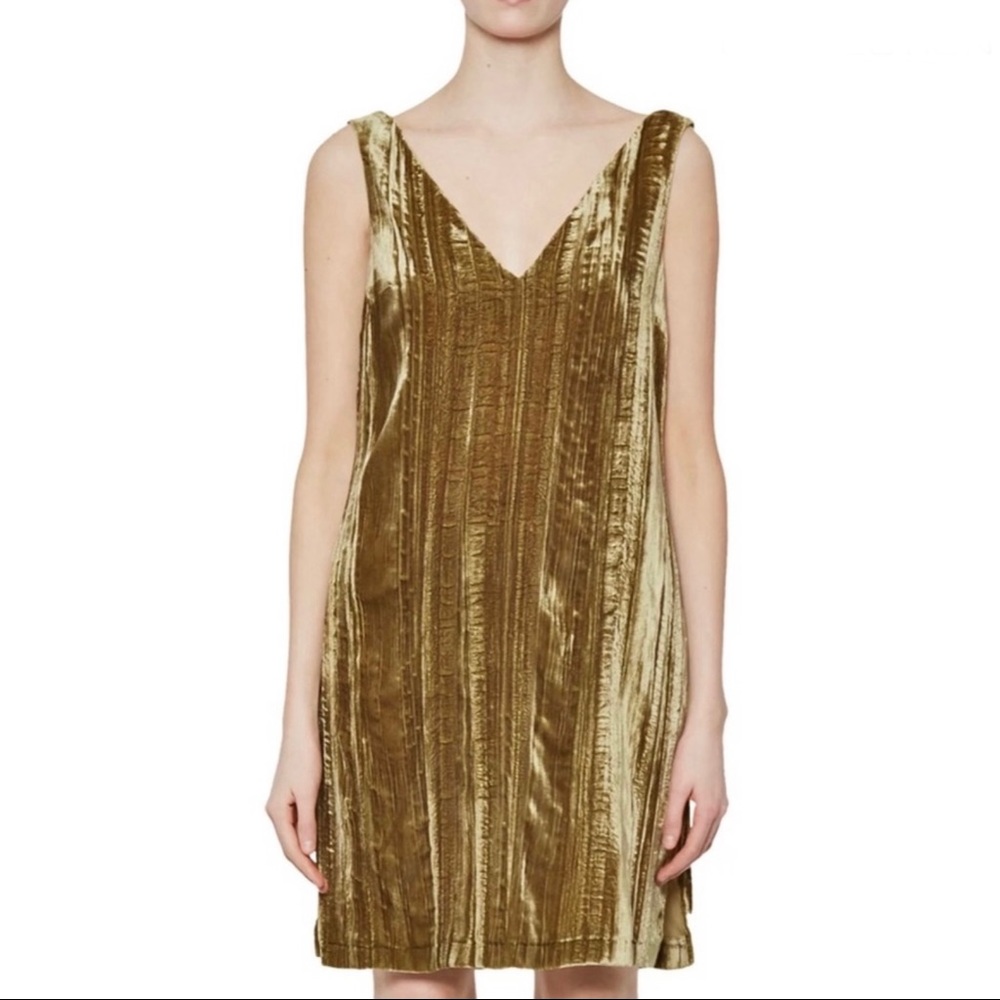 NEW FRENCH CONNECTION VELVET MINI DRESS
